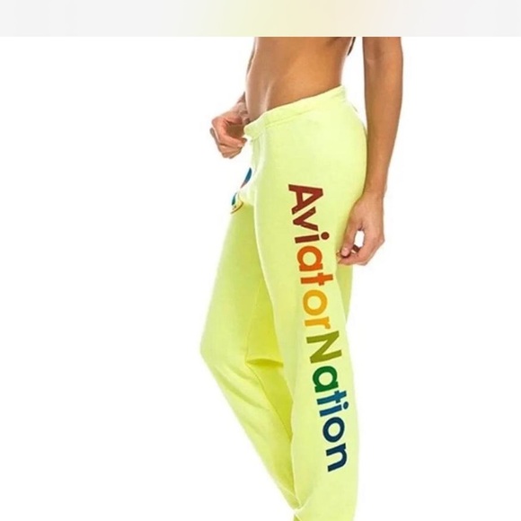 Aviator Nation Yellow Sweatpants - Picture 1 of 4